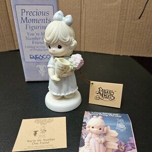 Enesco P. M. Easter Seal 1993 Ltd. Ed.  “You’re My Number One Friend”  #530026